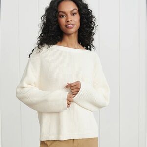 Jenni Kayne 🎉host pickx2🎉🎈NWT cotton ribbed boatneck sweater
